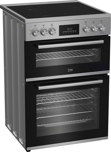 Beko AeroPerfect FDC6731S 60 cm Electric Ceramic Cooker - Silver/Grey - image 2