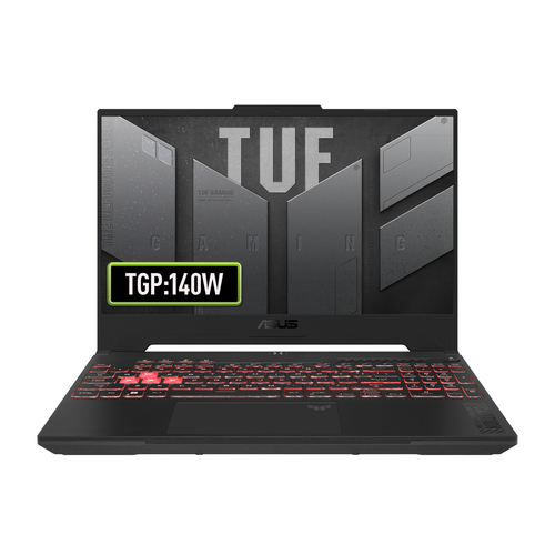 ASUS TUF Gaming A15 TUF507NV-LP042 AMD Ryzen™ 7 7735HS Ноутбук 39,6 cm (15.6") Full HD 16 GB DDR5-SDRAM 1 TB Твердотельный накопитель (SSD) NVIDIA GeForce RTX 4060 Wi-Fi 6 (802.11ax) Серый