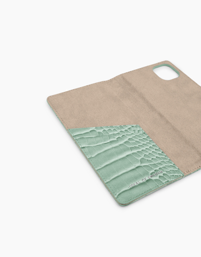 iDeal of Sweden Cora Phone Wallet Galaxy S20 Mint Croco – image 4