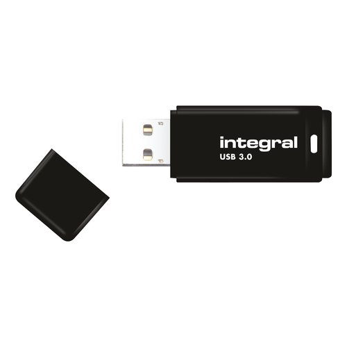 Integral USB 3.0 Memory Stick - 256 GB, Black, Black - image 1