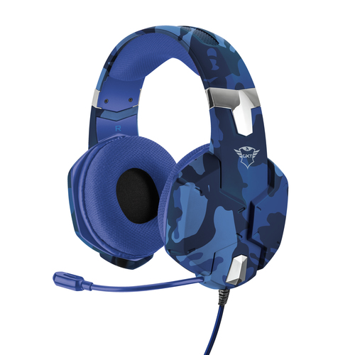 AUDIFONOS TRUST GXT 23249 322B CARUS GAMING HEADSET BLUE CAMO3.5MM 3 Y 4 PINSPC XBOXPS5SWITCH - Código: 23249 | Compra en Guadalajara