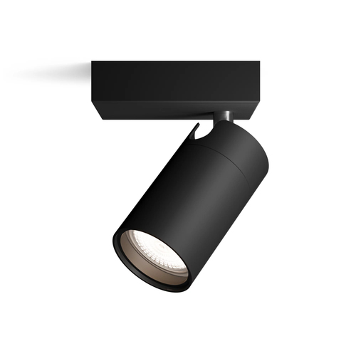 Philips Opbouwspot Idris - Zwart - 10cm - Gu10