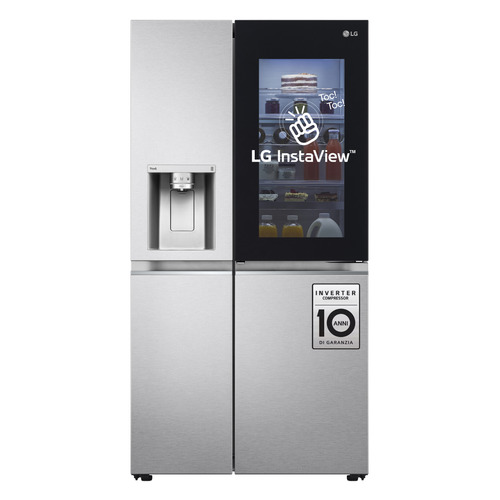 LG InstaView GSXV90MBAE side-by-side refrigerator Freestanding – image 2