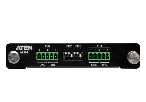 ATEN AP902 2.0 channels Black, Metallic – image 2