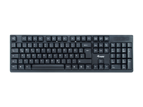 Equip Wireless Tastatur + Maus, Layout deutsch schwarz, afbeelding 2