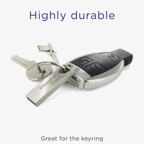 Integral 64GB USB2.0 DRIVE ARC METAL – image 3