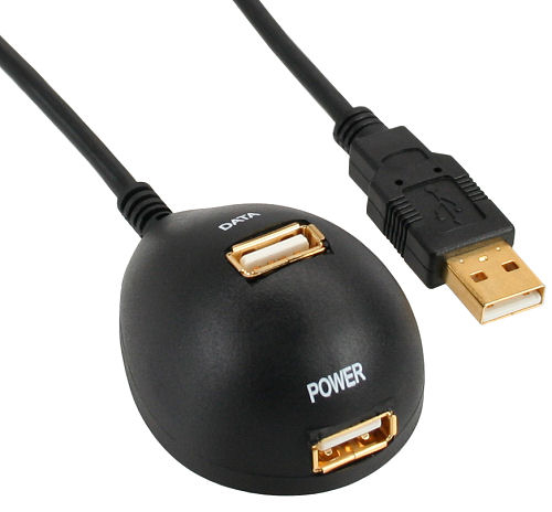 InLine 34655 interface hub Black