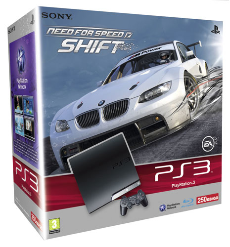 Sony Interactive Entertainment PlayStation 3 Slim 250 GB + Need For Speed: Shift