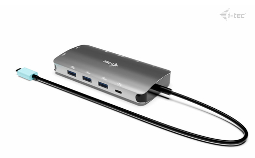 I-tec USB-C Metal Nano 3x Display (DP, HDMI and VGA) Docking Station + Power Delivery 100 W, afbeelding 3