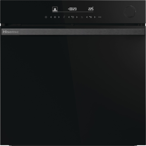 Hisense BSA66346ADBGUK Hi6 BlackLine Multifunction Steam Add Single Oven - Black - image 1