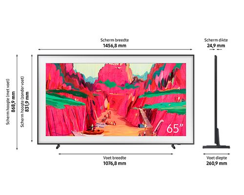 Samsung 65" The Frame Pro LS03FW 4K (2025), afbeelding 3
