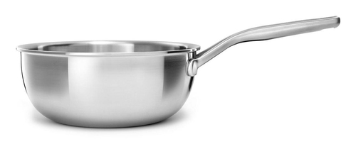 KitchenAid Multi-Ply Stainless Steel Chef's Pan in Silver Size: 20 cm Silver 20 cm - image 1