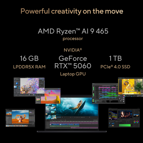 ASUS ProArt P16 H7606GM-SR010W AMD Ryzen AI 9 465 Laptop – image 6