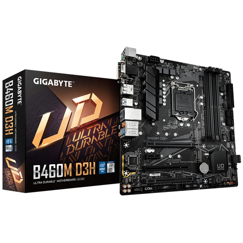 GIGABYTE B460M D3H материнская плата Intel B460 Express LGA 1200 (Socket H5) Микро ATX