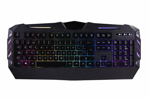 Deep Gaming DeepColorKey keyboard USB QWERTY Spanish Black – image 2