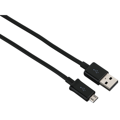 Hama 00020105 USB кабель USB 2.0 0,9 m USB A Micro-USB B 0,48 Gbit/s Черный