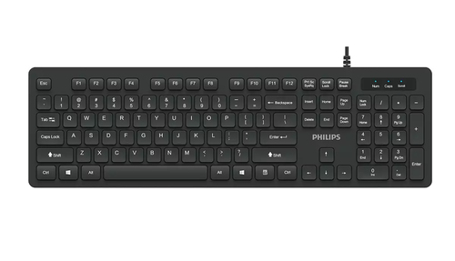 Philips 200 Series SPK6264/11 keyboard Universal USB QWERTY English Black