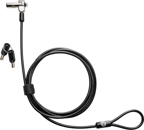 Candado con cable y llave HP 1AJ39AA