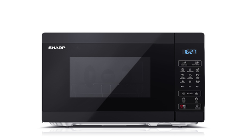 Sharp YC-MG02E-B микроволновая печь Черный Микроволновая печь с грилем Столешница 20 L 800 W
