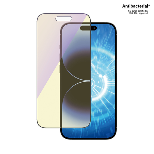 PanzerGlass ® Anti-blue light Screen Protector iPhone 14 Pro | Ultra-Wide Fit w. EasyAligner Прозрачная защитная пленка Apple 1 шт