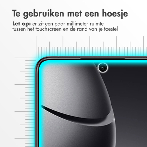 Accezz Gehard Glas Screenprotector Xiaomi 14T / 14T Pro, afbeelding 3