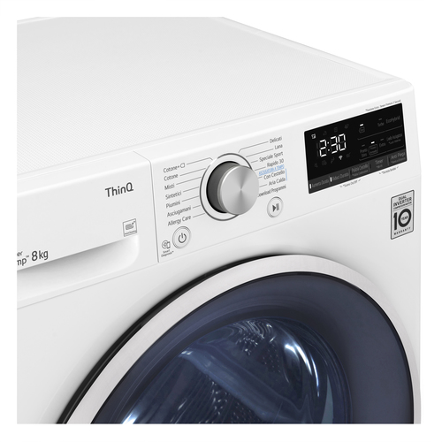 LG RH80V9AVHN tumble dryer Freestanding Front-load – image 9