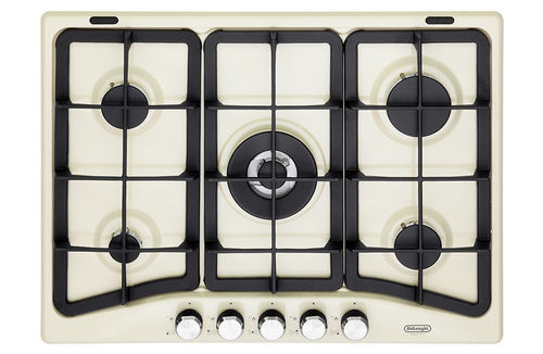 De’Longhi PFC 57 GH варочная поверхность Кремовый Встроенный 68 cm Газовый 5 зона(ы)