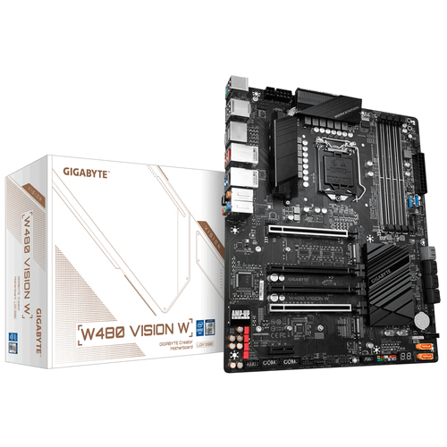 GIGABYTE W480 VISION W материнская плата Intel W480 Express LGA 1200 (Socket H5) ATX