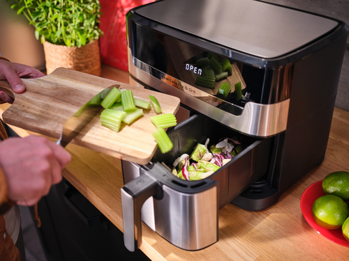 Tefal EY905D Easy Fry & Grill Dual Airfryer Grijs, afbeelding 7