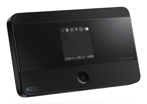 TP-Link M7350 4G Mi-Fi Hotspot met display Mi-Fi routers Zwart, afbeelding 3
