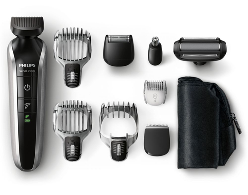Philips MULTIGROOM Series 7000 QG3381/15 body groomer/shaver Black, Silver