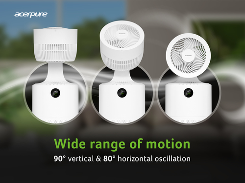 AcerPure Cool C2 - 2-in-1 air purifier & circulator, with 4-in-1 HEPA filter – image 8
