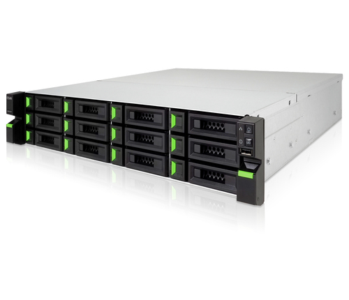 Origin Storage XN5012RE/144TB сервер хранения / NAS сервер Стойка (2U) Процессор Intel® Celeron® G3930 8 GB DDR4 Жесткий диск QNAP Storage Manager Черный, Металлический