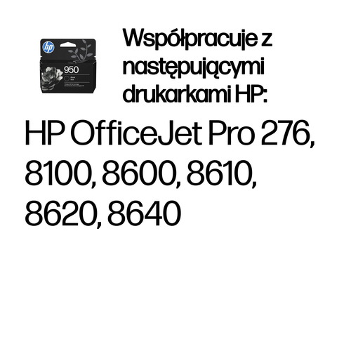 Oryginalny Tusz wkład HP 950 Czarny CN049AE
