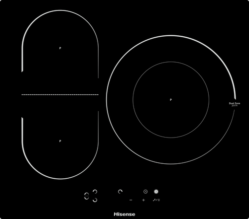 Hisense I6337C hob Black Built-in