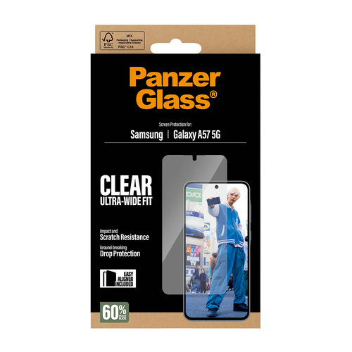 PanzerGlass Screen Protector Samsung Galaxy A57  Ultra-Wide Fit w EasyAligner – Foto 4 von 7
