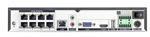 D-Link DNR-F4108-08P network video recorder Black – image 2
