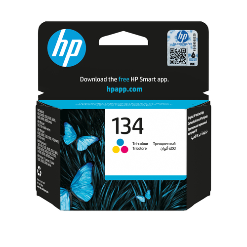 HP 134 Tri-color Original Ink Cartridge – image 1