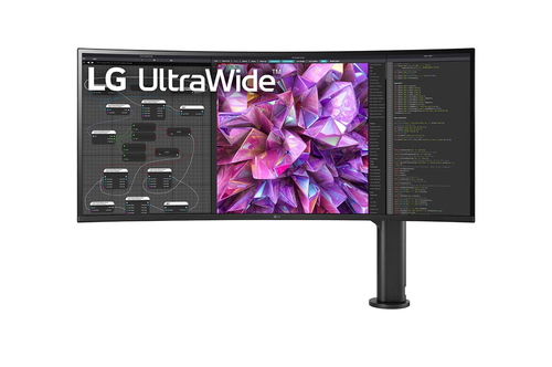 38 LG MONITOR, CURVED, 3840X1600, 21:9, IPS, USB TYPE-C, HDMI, DP, USB 3.0 (2 DO