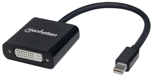 Manhattan 322485 видео кабель адаптер Mini DisplayPort DVI-I Черный