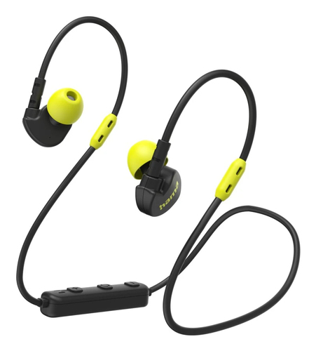 Hama Freedom Athletics III Гарнитура Беспроводной Вкладыши Спортивный Bluetooth Черный, Желтый