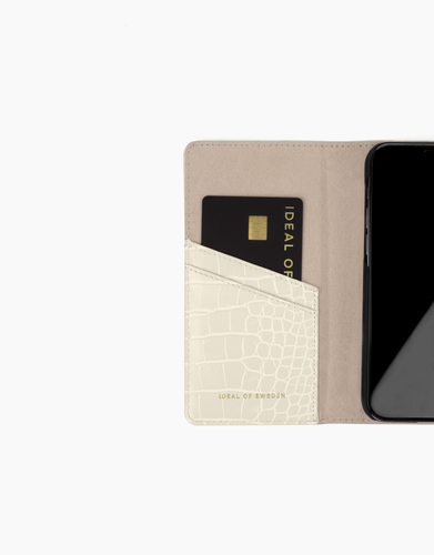 iDeal of Sweden Cora Phone Wallet iPhone 12PM/13PM Beige Croco – image 4