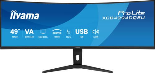 iiya 49 L XCB4994DQSU-B1 120Hz QHD VA ledmonitor
