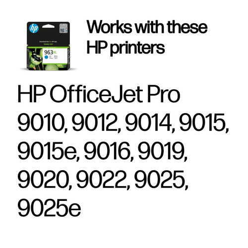 HP 963XL Original Ink Cartridge High Yield Cyan 3JA27AE - image 2