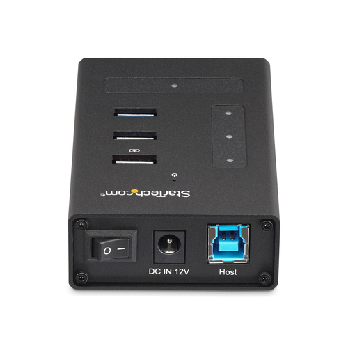 StarTech.com 4 Port USB C Hub - USB Type-C to 1x USB-C/3x USB-A - Commercial Metal USB 3.0 Hub - SuperSpeed USB 3.2 Gen 1 (5Gbps) - Self Powered - BC1.2 Fast Ch – image 4
