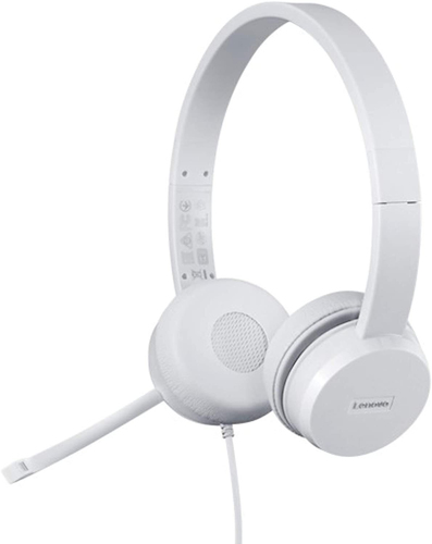 Lenovo 110 Гарнитура Проводная Оголовье Офис/колл-центр USB тип-A Серый