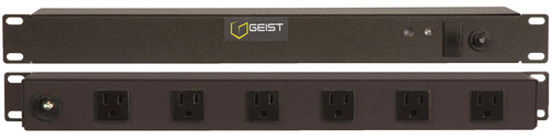 Vertiv Geist BRTN060-10 power distribution unit (PDU) 6 AC outlet(s) 0U Black