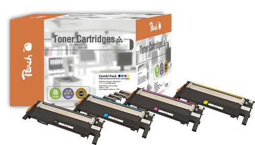 Peach 111010 toner cartridge 4 pc(s) Black, Cyan, Magenta, Yellow