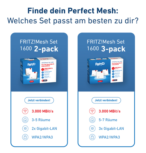 FRITZ!Mesh Set 1600 Lot de 3 – Photo 9 sur 10