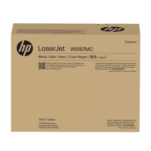 HP W9187MC Black Managed LaserJet Toner Cartridge